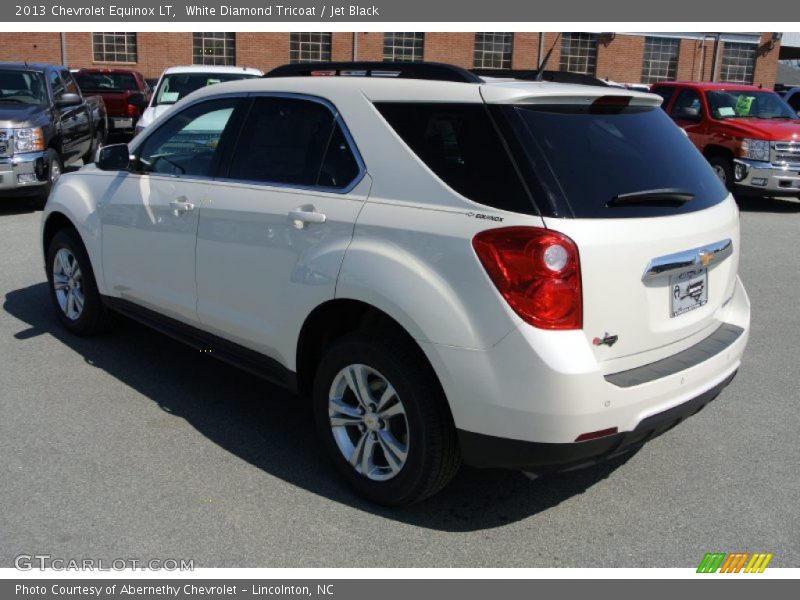 White Diamond Tricoat / Jet Black 2013 Chevrolet Equinox LT