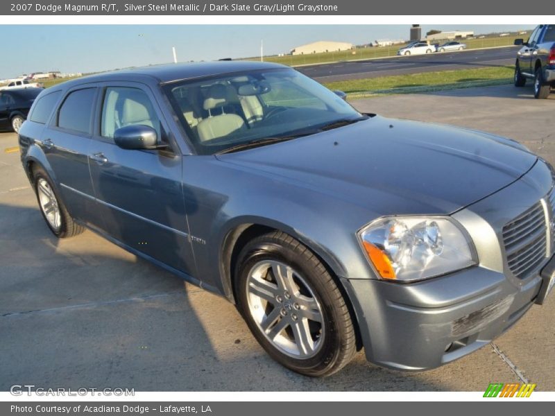 Silver Steel Metallic / Dark Slate Gray/Light Graystone 2007 Dodge Magnum R/T