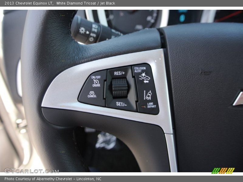 White Diamond Tricoat / Jet Black 2013 Chevrolet Equinox LT