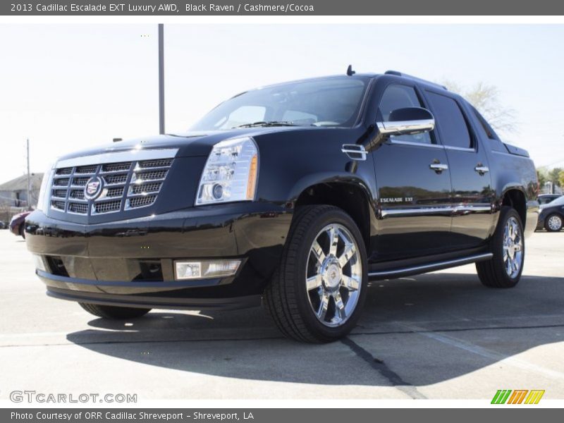 Black Raven / Cashmere/Cocoa 2013 Cadillac Escalade EXT Luxury AWD