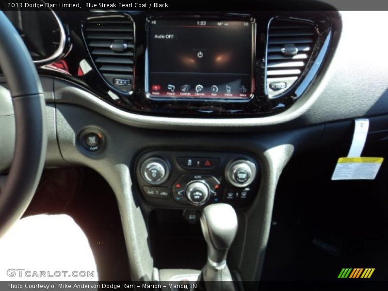 Blue Streak Pearl Coat / Black 2013 Dodge Dart Limited