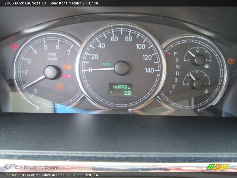 Sandstone Metallic / Neutral 2006 Buick LaCrosse CX