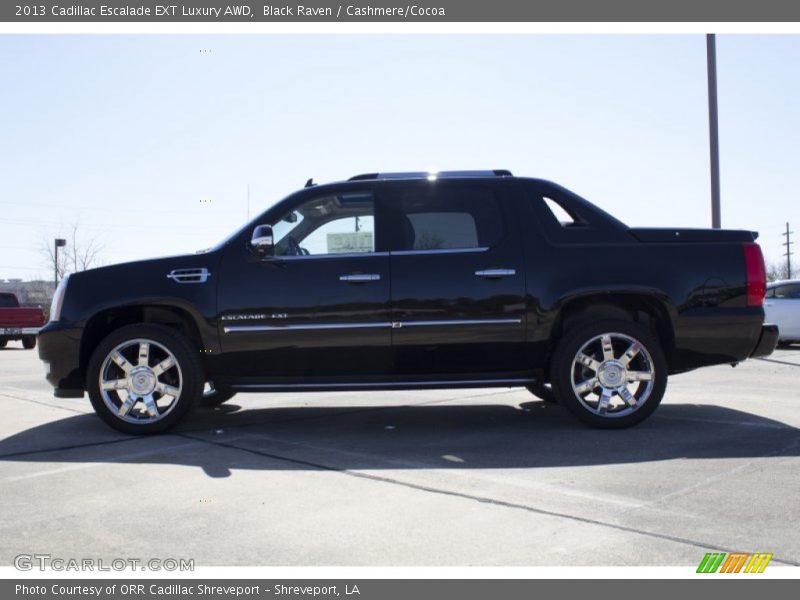 Black Raven / Cashmere/Cocoa 2013 Cadillac Escalade EXT Luxury AWD