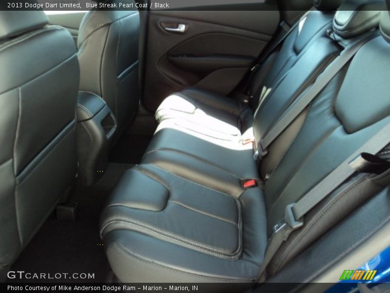 Blue Streak Pearl Coat / Black 2013 Dodge Dart Limited