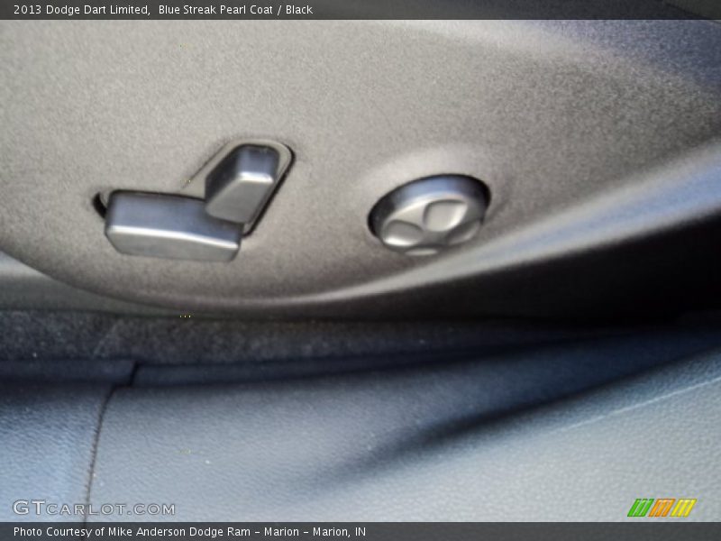 Blue Streak Pearl Coat / Black 2013 Dodge Dart Limited