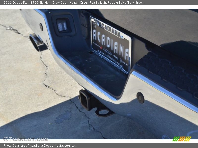 Hunter Green Pearl / Light Pebble Beige/Bark Brown 2011 Dodge Ram 1500 Big Horn Crew Cab