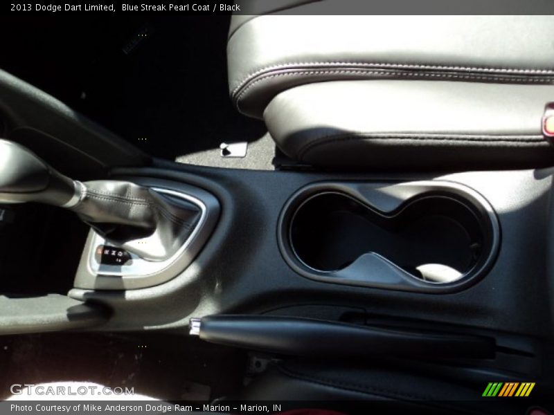 Blue Streak Pearl Coat / Black 2013 Dodge Dart Limited