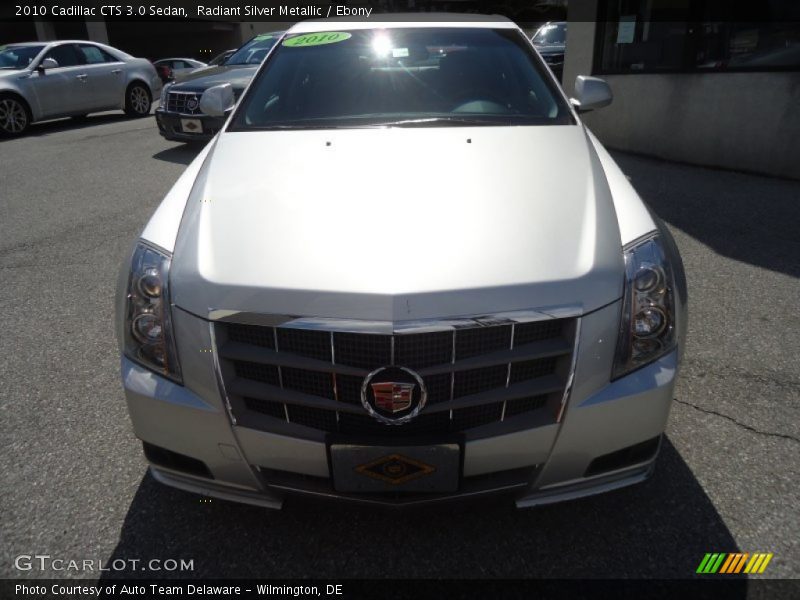 Radiant Silver Metallic / Ebony 2010 Cadillac CTS 3.0 Sedan