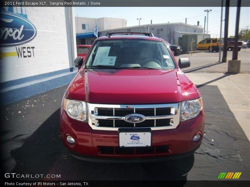 Sangria Red Metallic / Stone 2011 Ford Escape XLT