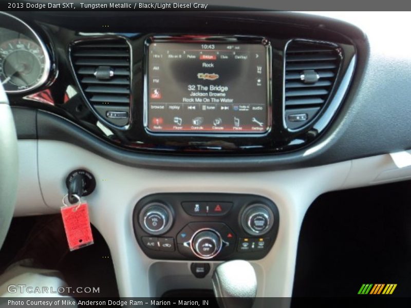 Tungsten Metallic / Black/Light Diesel Gray 2013 Dodge Dart SXT