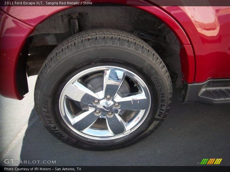 Sangria Red Metallic / Stone 2011 Ford Escape XLT
