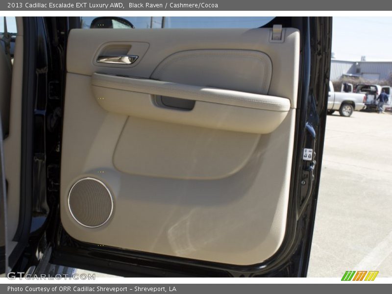 Black Raven / Cashmere/Cocoa 2013 Cadillac Escalade EXT Luxury AWD