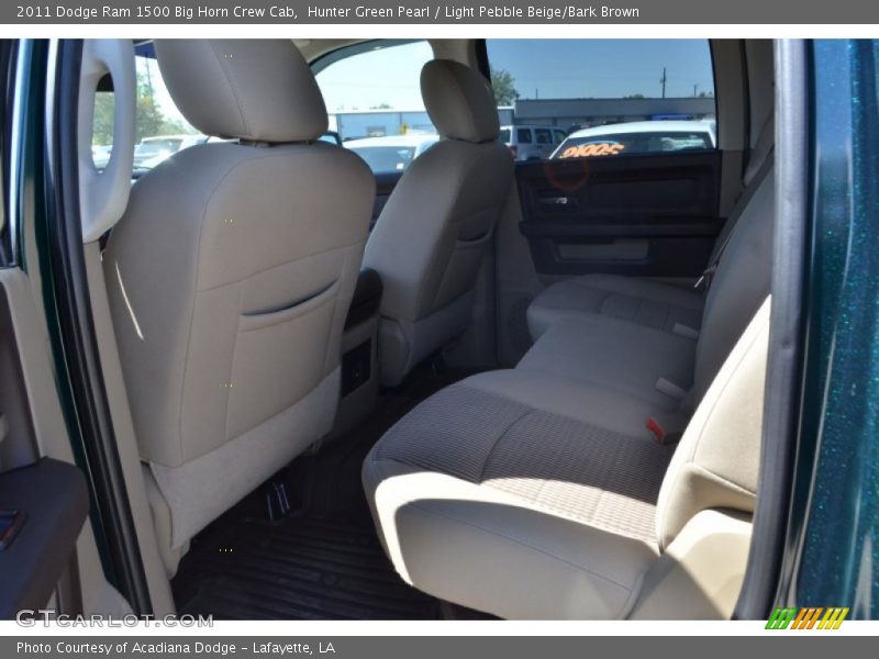 Hunter Green Pearl / Light Pebble Beige/Bark Brown 2011 Dodge Ram 1500 Big Horn Crew Cab