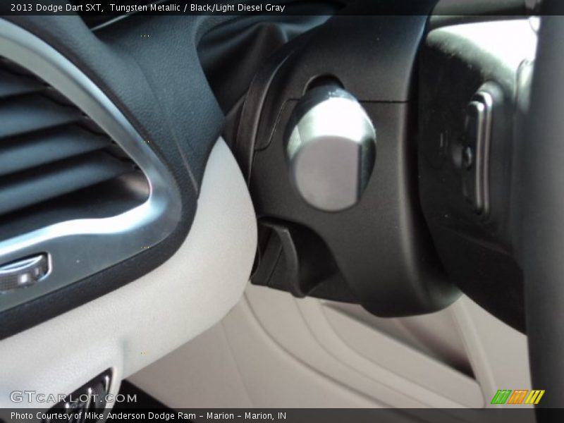 Tungsten Metallic / Black/Light Diesel Gray 2013 Dodge Dart SXT