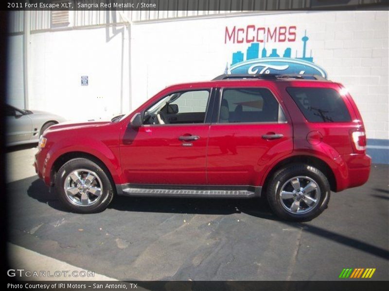 Sangria Red Metallic / Stone 2011 Ford Escape XLT