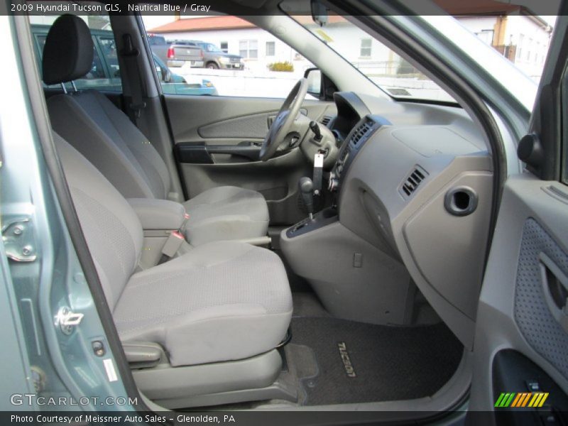 Nautical Blue / Gray 2009 Hyundai Tucson GLS