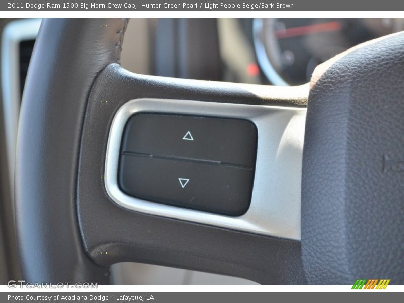 Hunter Green Pearl / Light Pebble Beige/Bark Brown 2011 Dodge Ram 1500 Big Horn Crew Cab