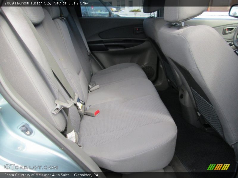 Nautical Blue / Gray 2009 Hyundai Tucson GLS