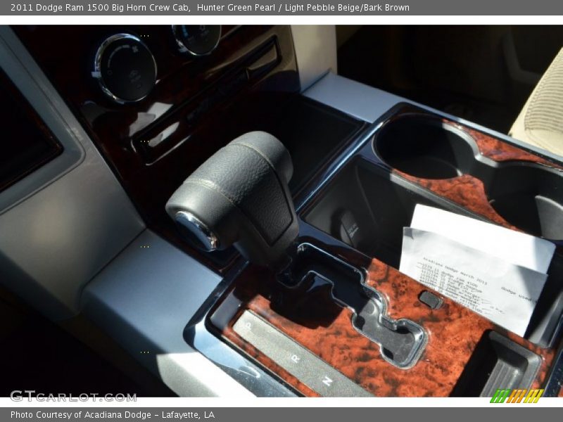 Hunter Green Pearl / Light Pebble Beige/Bark Brown 2011 Dodge Ram 1500 Big Horn Crew Cab