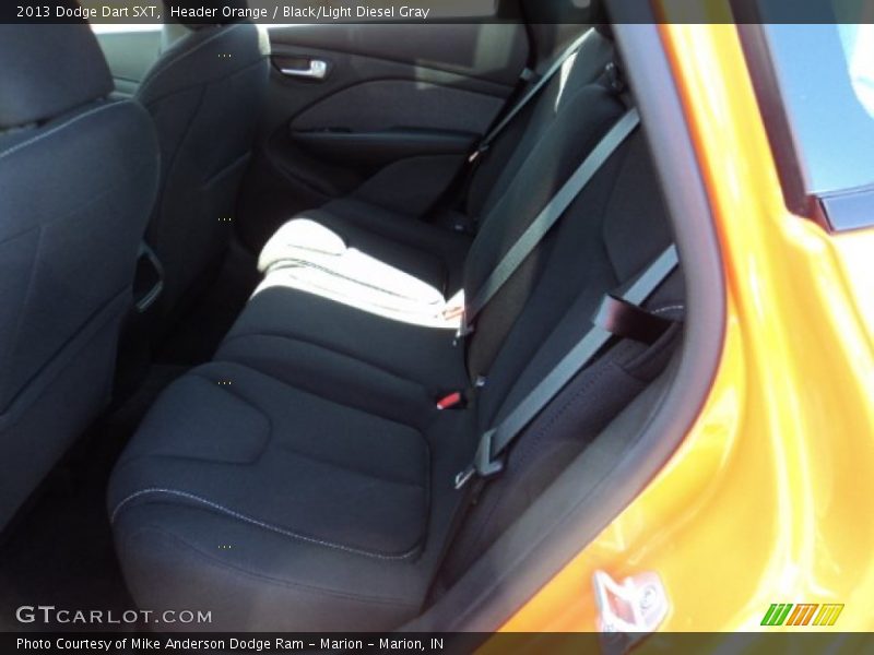 Header Orange / Black/Light Diesel Gray 2013 Dodge Dart SXT