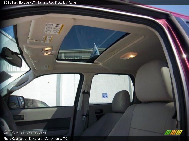 Sangria Red Metallic / Stone 2011 Ford Escape XLT