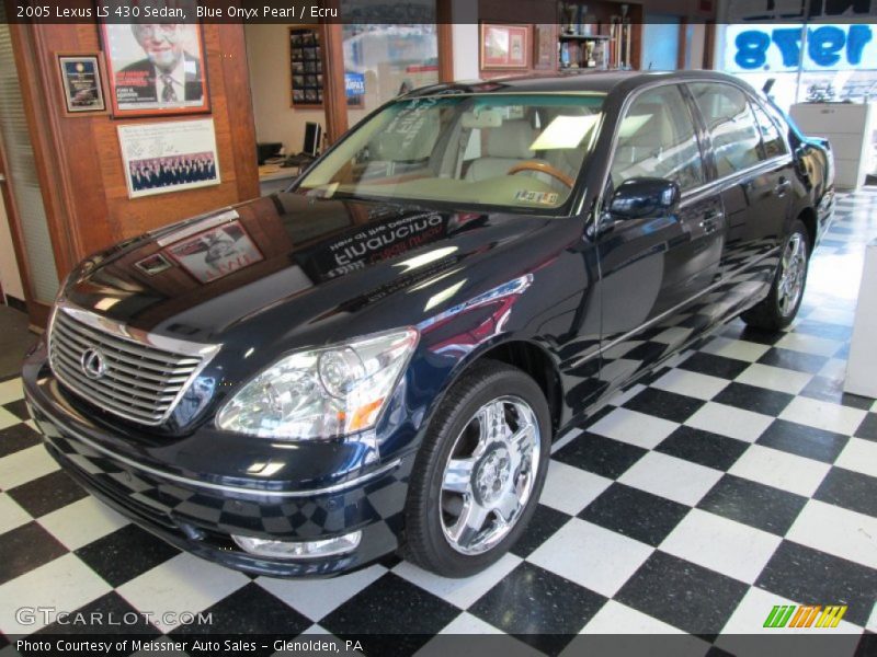 Blue Onyx Pearl / Ecru 2005 Lexus LS 430 Sedan