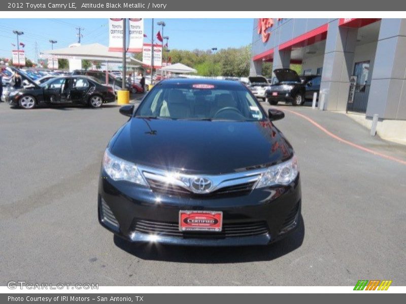 Attitude Black Metallic / Ivory 2012 Toyota Camry LE
