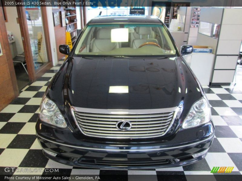 Blue Onyx Pearl / Ecru 2005 Lexus LS 430 Sedan