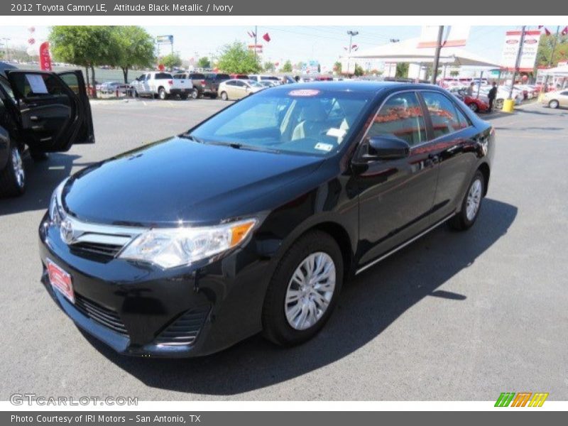 Attitude Black Metallic / Ivory 2012 Toyota Camry LE