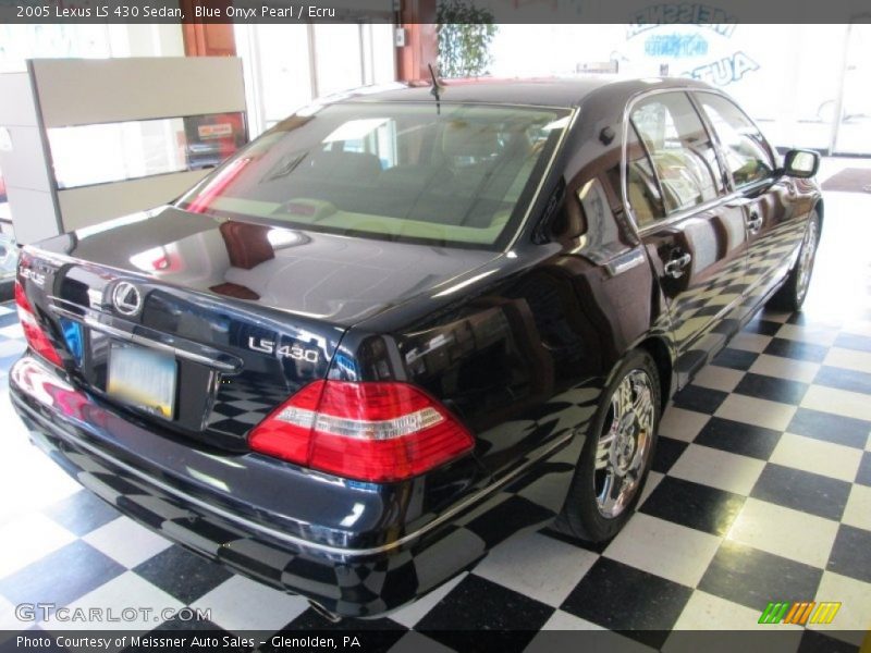 Blue Onyx Pearl / Ecru 2005 Lexus LS 430 Sedan
