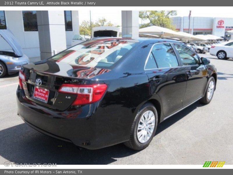 Attitude Black Metallic / Ivory 2012 Toyota Camry LE