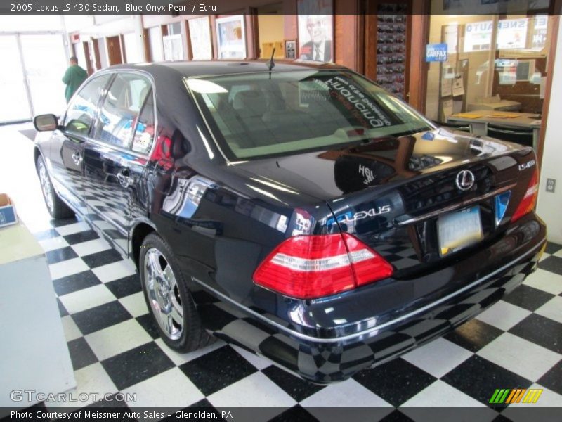 Blue Onyx Pearl / Ecru 2005 Lexus LS 430 Sedan