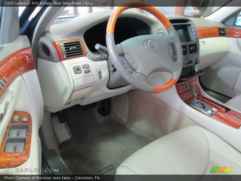 Blue Onyx Pearl / Ecru 2005 Lexus LS 430 Sedan