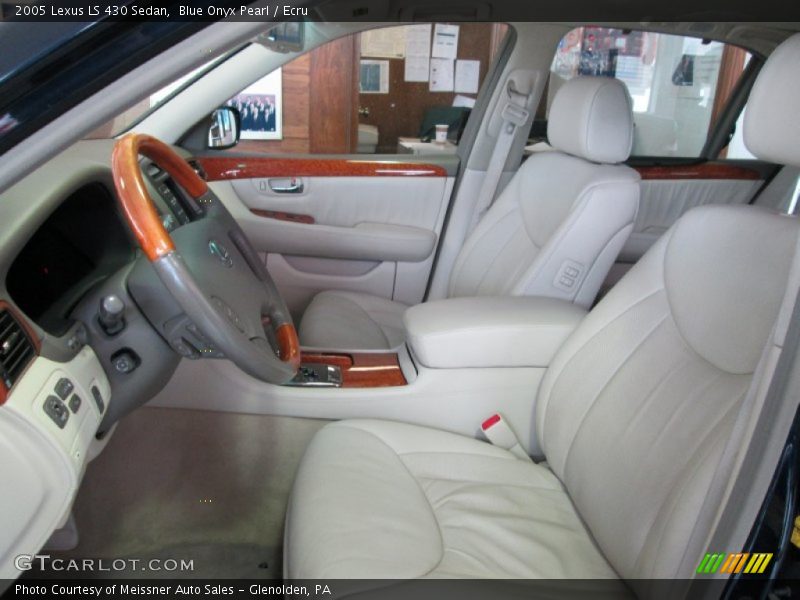 Blue Onyx Pearl / Ecru 2005 Lexus LS 430 Sedan