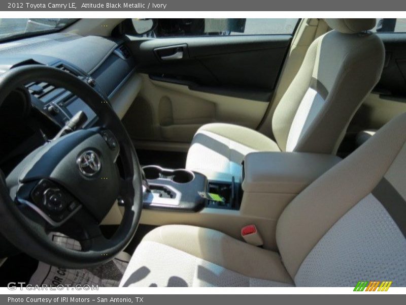 Attitude Black Metallic / Ivory 2012 Toyota Camry LE