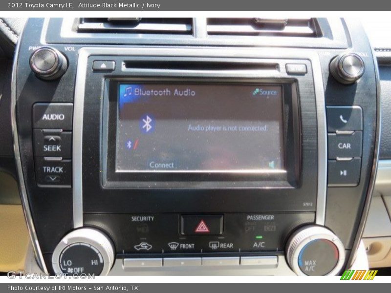 Attitude Black Metallic / Ivory 2012 Toyota Camry LE