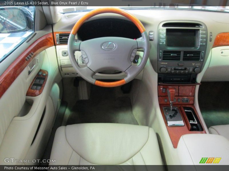 Blue Onyx Pearl / Ecru 2005 Lexus LS 430 Sedan
