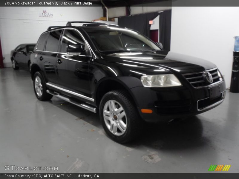 Black / Pure Beige 2004 Volkswagen Touareg V8
