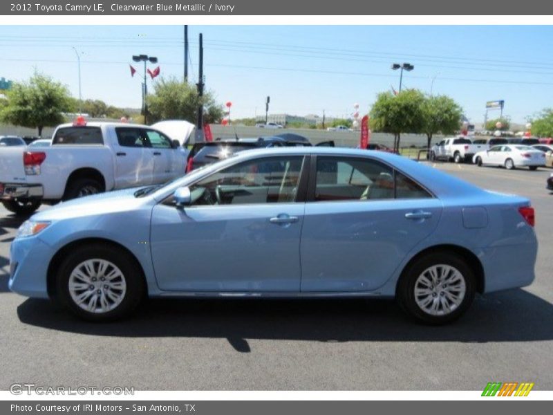 Clearwater Blue Metallic / Ivory 2012 Toyota Camry LE