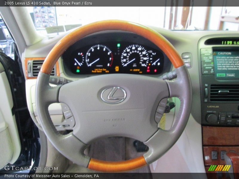 Blue Onyx Pearl / Ecru 2005 Lexus LS 430 Sedan