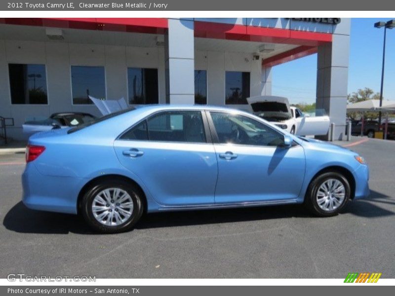 Clearwater Blue Metallic / Ivory 2012 Toyota Camry LE