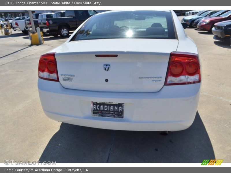 Stone White / Dark Slate Gray 2010 Dodge Charger SXT