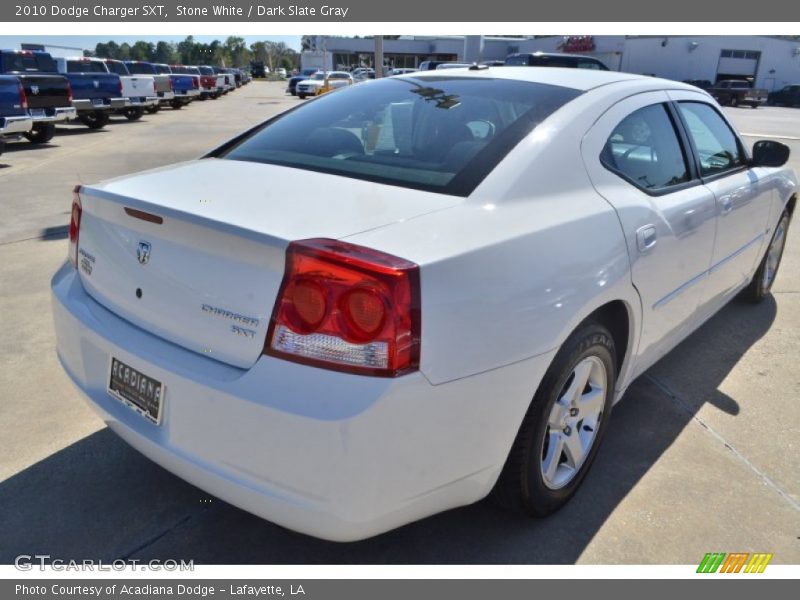 Stone White / Dark Slate Gray 2010 Dodge Charger SXT