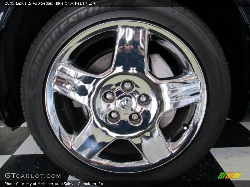 Blue Onyx Pearl / Ecru 2005 Lexus LS 430 Sedan