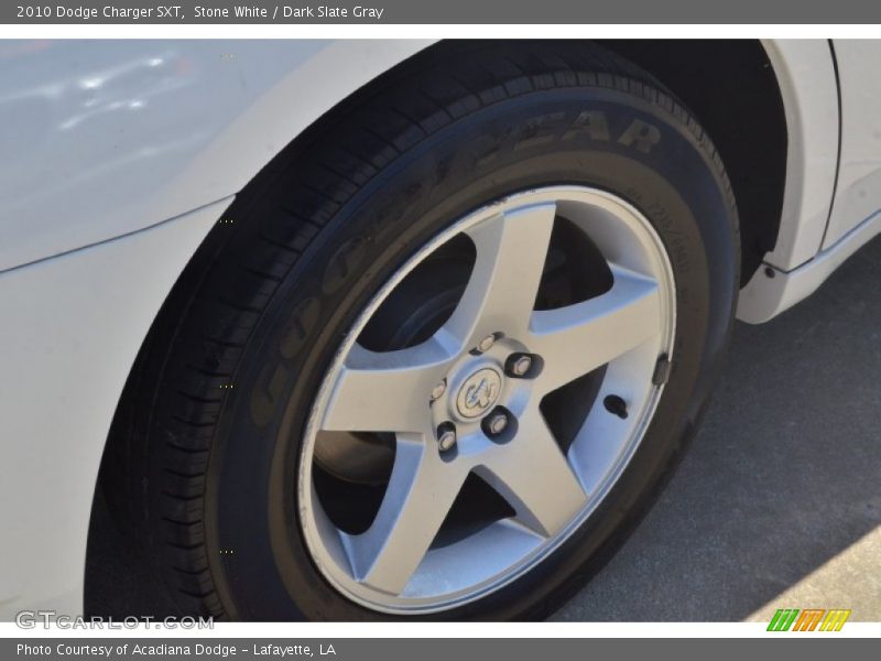 Stone White / Dark Slate Gray 2010 Dodge Charger SXT