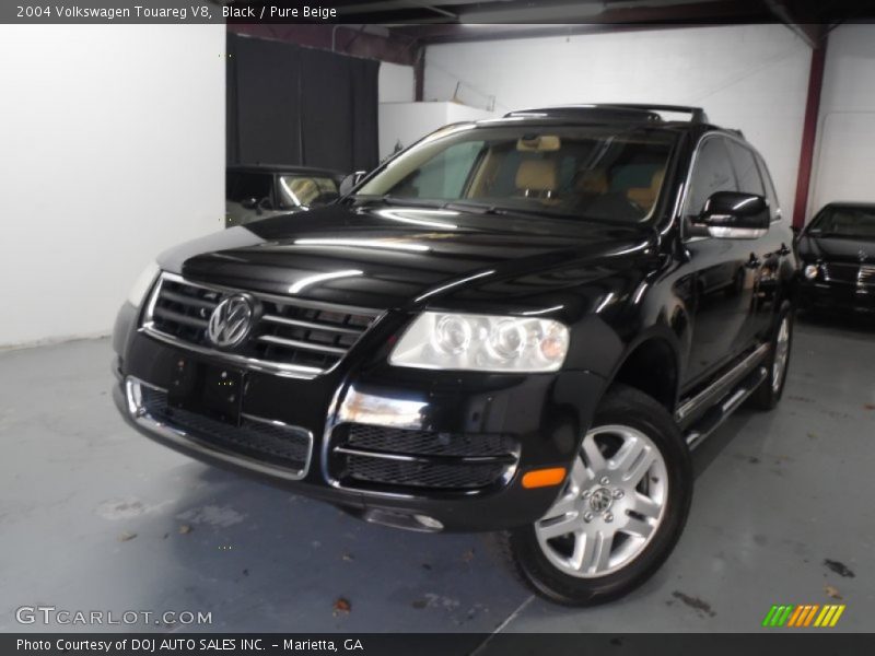 Black / Pure Beige 2004 Volkswagen Touareg V8