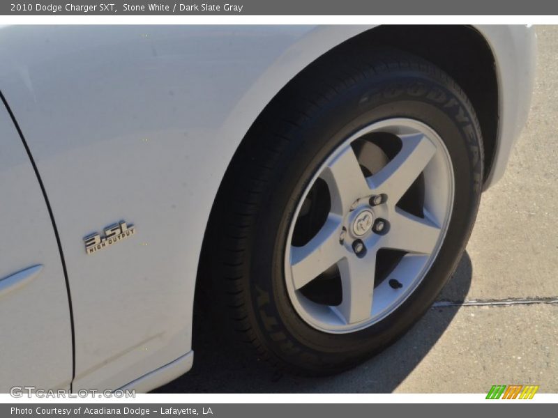 Stone White / Dark Slate Gray 2010 Dodge Charger SXT