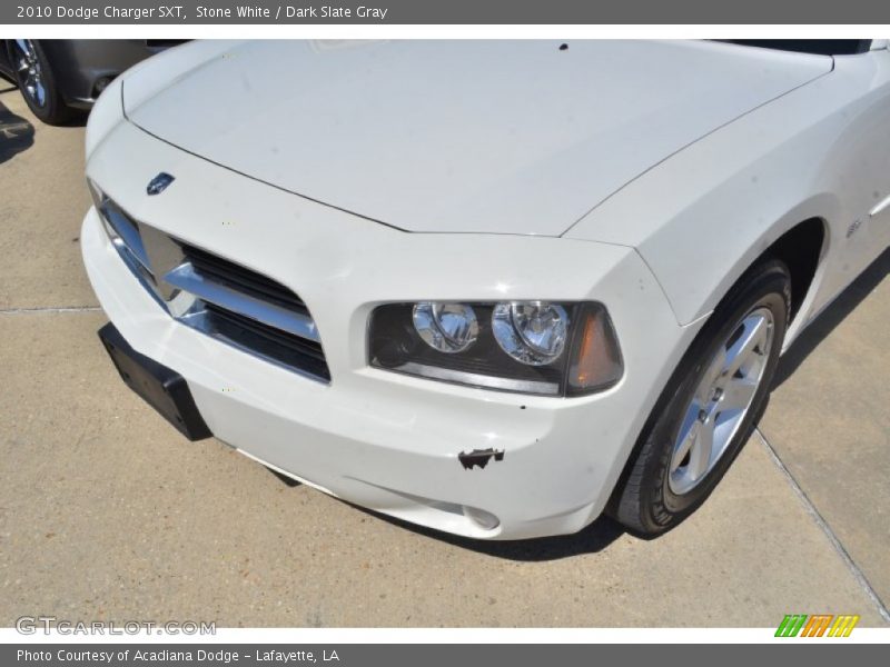 Stone White / Dark Slate Gray 2010 Dodge Charger SXT