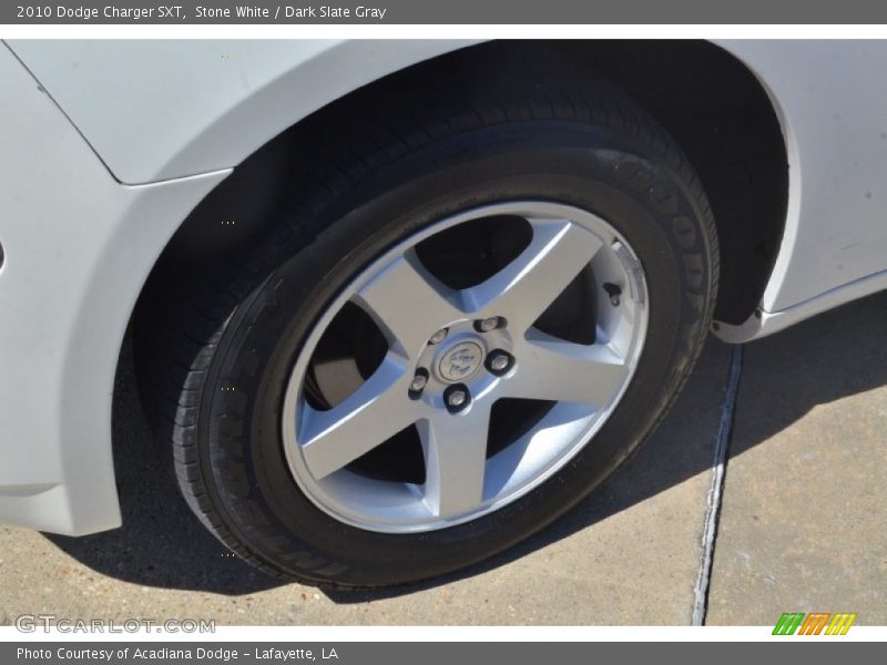 Stone White / Dark Slate Gray 2010 Dodge Charger SXT