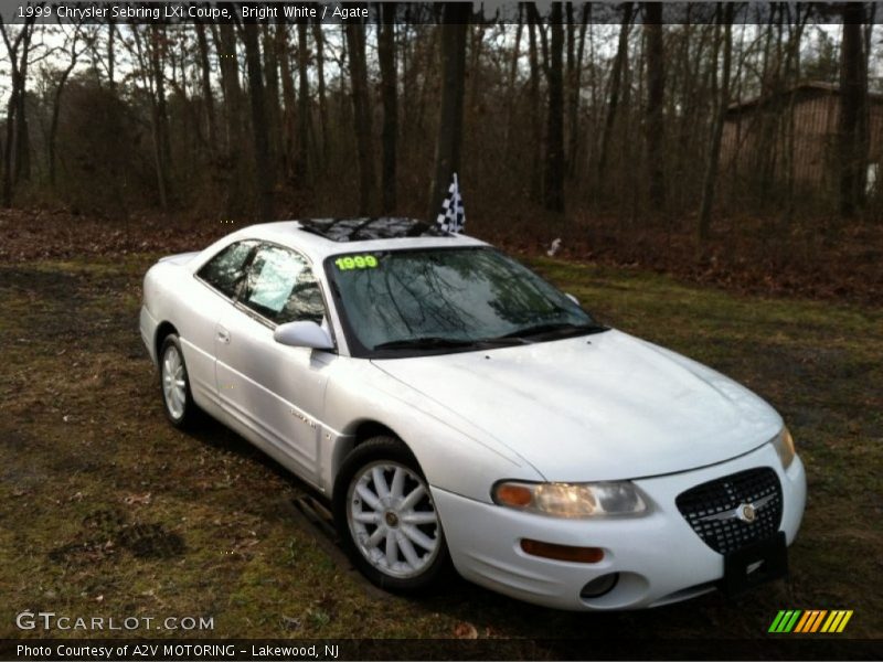 Bright White / Agate 1999 Chrysler Sebring LXi Coupe